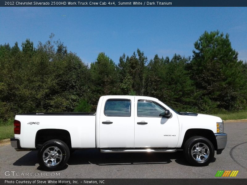 Summit White / Dark Titanium 2012 Chevrolet Silverado 2500HD Work Truck Crew Cab 4x4
