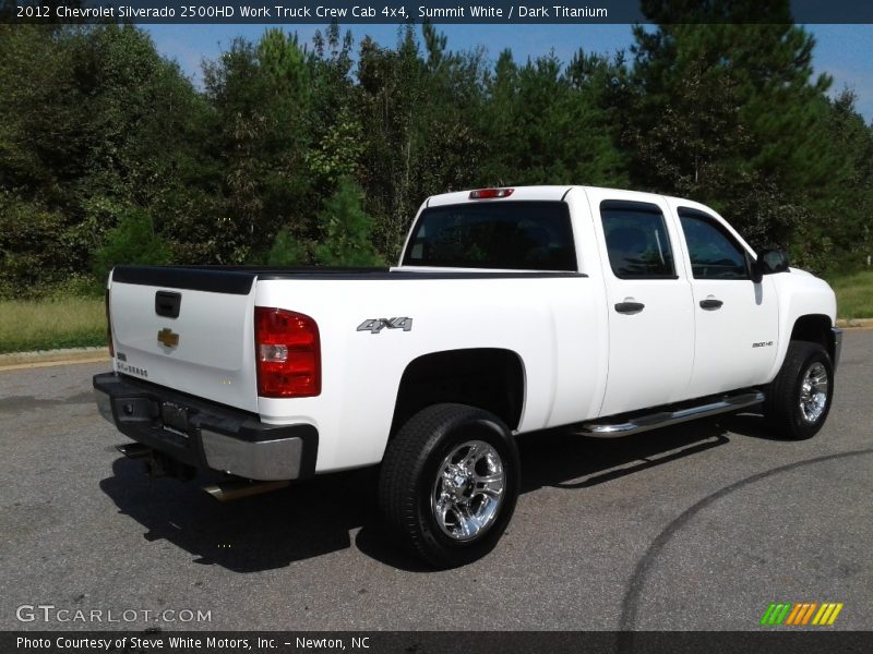 Summit White / Dark Titanium 2012 Chevrolet Silverado 2500HD Work Truck Crew Cab 4x4