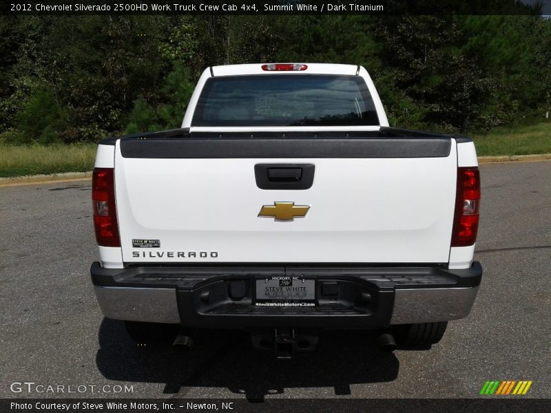 Summit White / Dark Titanium 2012 Chevrolet Silverado 2500HD Work Truck Crew Cab 4x4