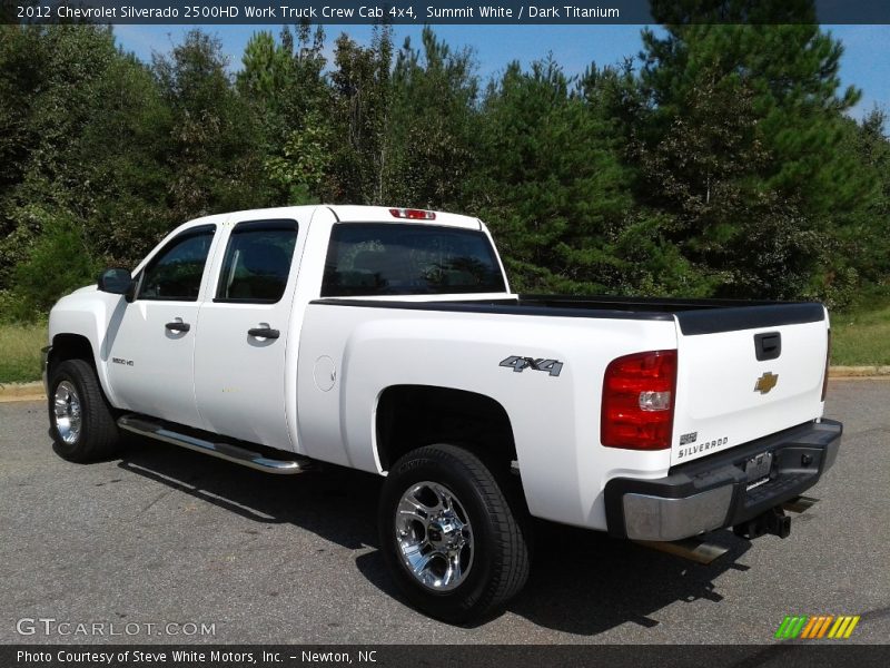 Summit White / Dark Titanium 2012 Chevrolet Silverado 2500HD Work Truck Crew Cab 4x4