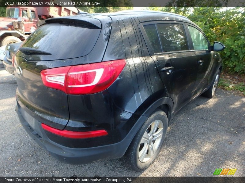 Signal Red / Alpine Gray 2013 Kia Sportage LX AWD