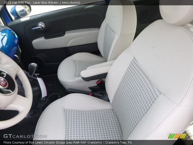 Front Seat of 2018 500 Pop
