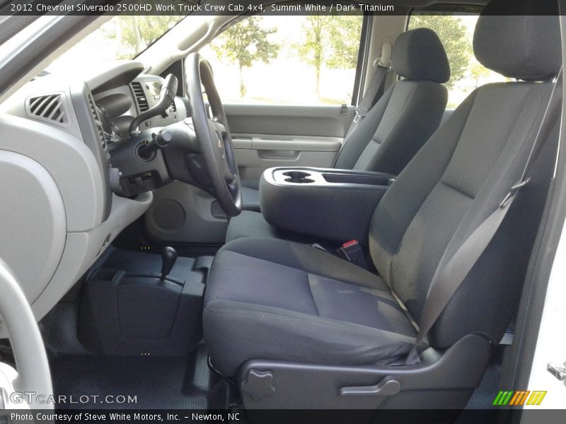 Summit White / Dark Titanium 2012 Chevrolet Silverado 2500HD Work Truck Crew Cab 4x4