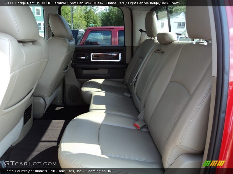 Flame Red / Light Pebble Beige/Bark Brown 2011 Dodge Ram 3500 HD Laramie Crew Cab 4x4 Dually
