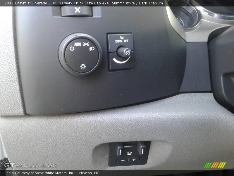 Summit White / Dark Titanium 2012 Chevrolet Silverado 2500HD Work Truck Crew Cab 4x4