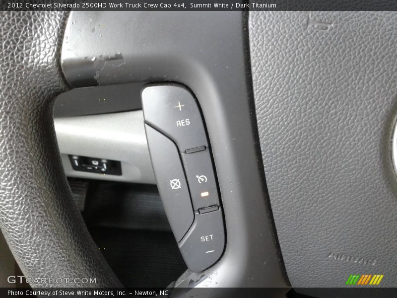 Summit White / Dark Titanium 2012 Chevrolet Silverado 2500HD Work Truck Crew Cab 4x4