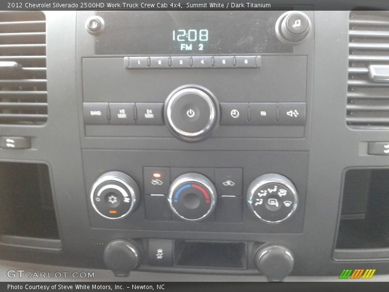 Summit White / Dark Titanium 2012 Chevrolet Silverado 2500HD Work Truck Crew Cab 4x4