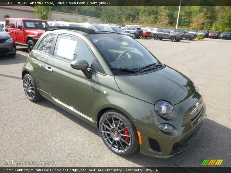 Front 3/4 View of 2018 500 Abarth Cabrio