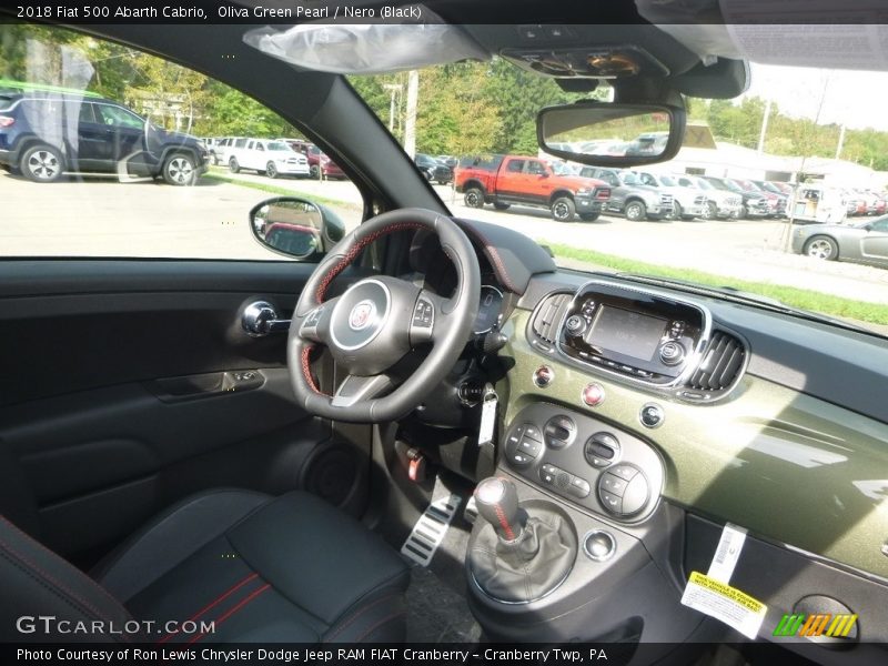 Dashboard of 2018 500 Abarth Cabrio