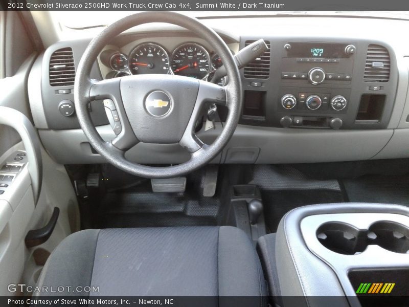 Summit White / Dark Titanium 2012 Chevrolet Silverado 2500HD Work Truck Crew Cab 4x4