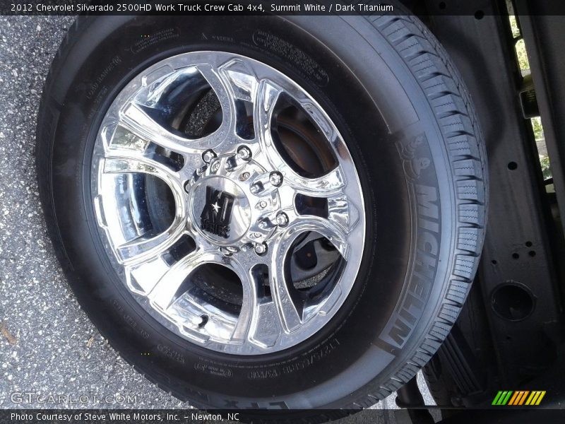 Summit White / Dark Titanium 2012 Chevrolet Silverado 2500HD Work Truck Crew Cab 4x4