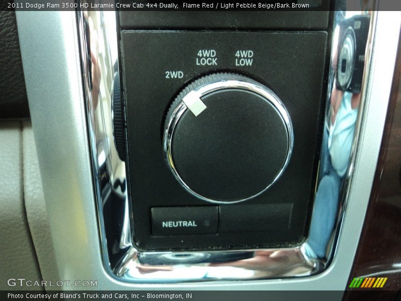 Flame Red / Light Pebble Beige/Bark Brown 2011 Dodge Ram 3500 HD Laramie Crew Cab 4x4 Dually