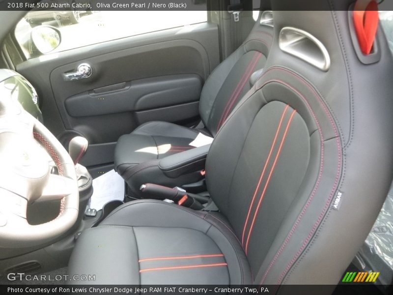  2018 500 Abarth Cabrio Nero (Black) Interior