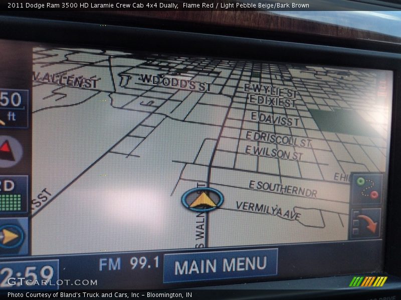 Flame Red / Light Pebble Beige/Bark Brown 2011 Dodge Ram 3500 HD Laramie Crew Cab 4x4 Dually