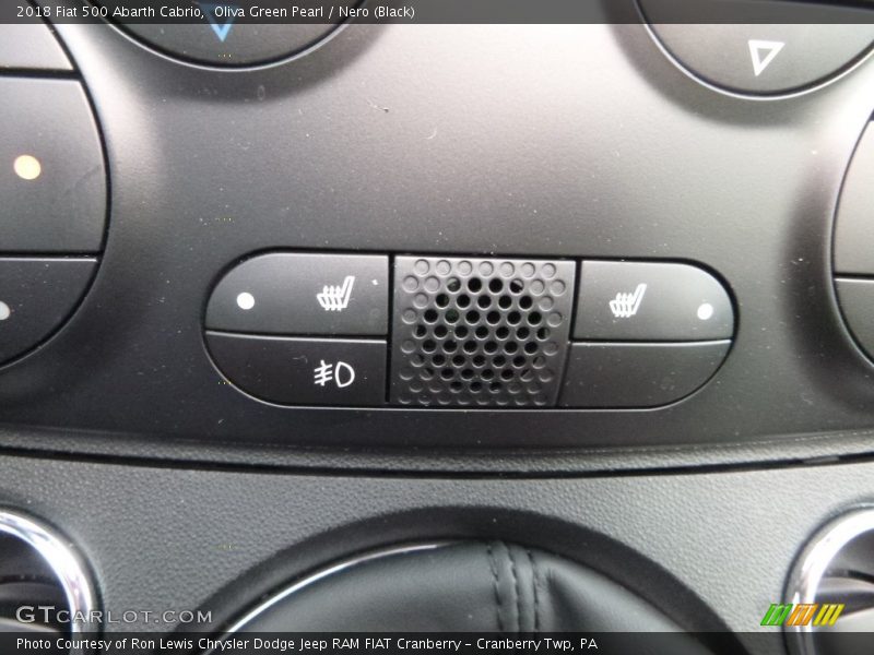 Oliva Green Pearl / Nero (Black) 2018 Fiat 500 Abarth Cabrio