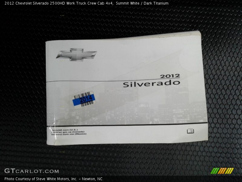 Summit White / Dark Titanium 2012 Chevrolet Silverado 2500HD Work Truck Crew Cab 4x4