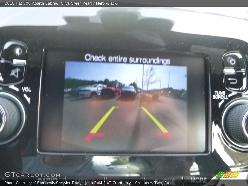 Oliva Green Pearl / Nero (Black) 2018 Fiat 500 Abarth Cabrio