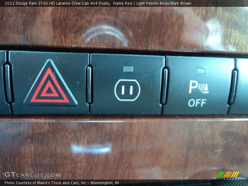 Flame Red / Light Pebble Beige/Bark Brown 2011 Dodge Ram 3500 HD Laramie Crew Cab 4x4 Dually