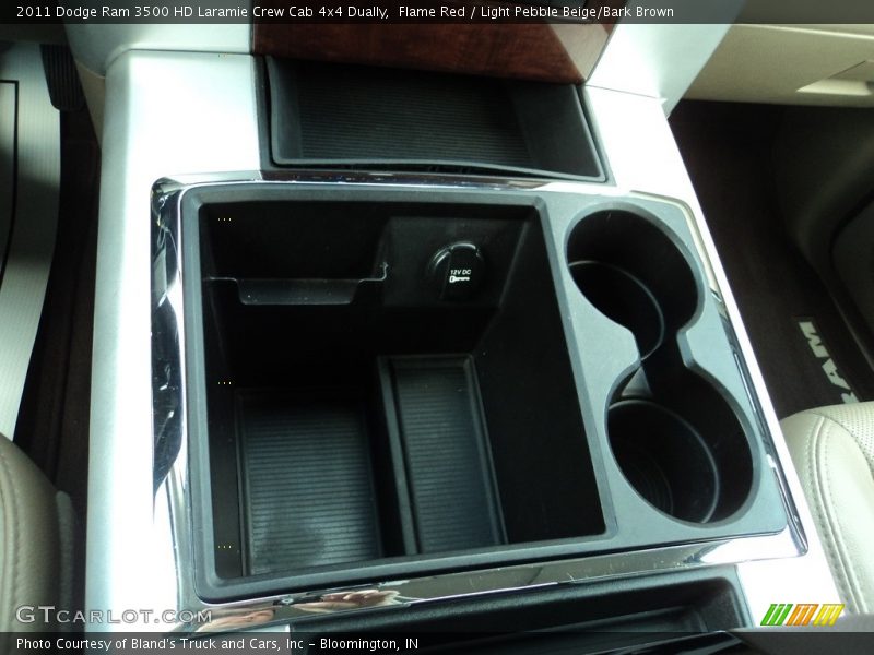 Flame Red / Light Pebble Beige/Bark Brown 2011 Dodge Ram 3500 HD Laramie Crew Cab 4x4 Dually