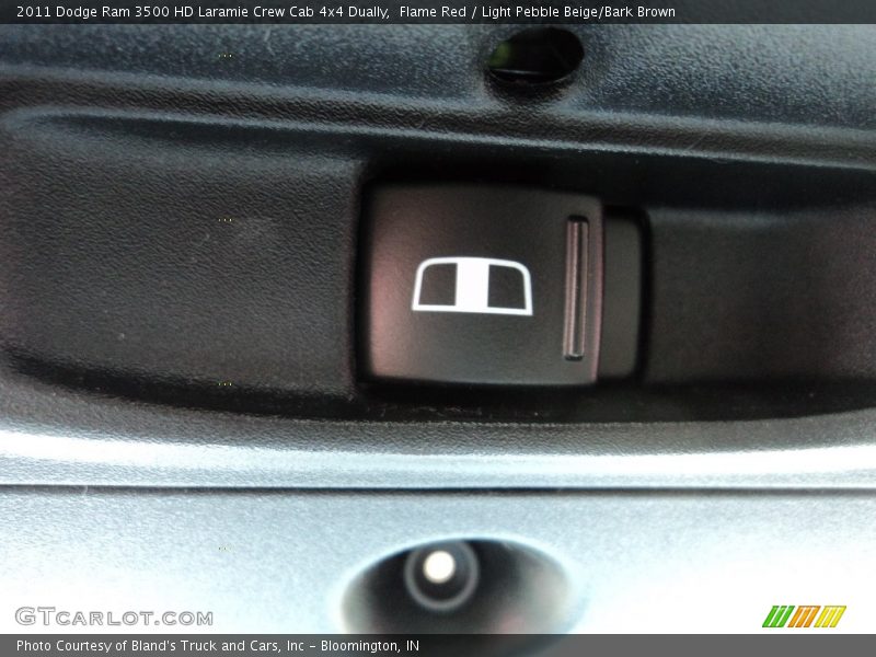 Flame Red / Light Pebble Beige/Bark Brown 2011 Dodge Ram 3500 HD Laramie Crew Cab 4x4 Dually