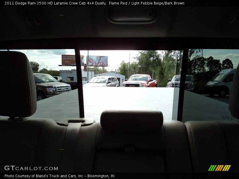 Flame Red / Light Pebble Beige/Bark Brown 2011 Dodge Ram 3500 HD Laramie Crew Cab 4x4 Dually