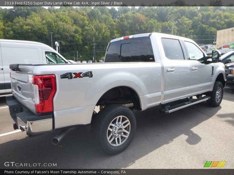 Ingot Silver / Black 2019 Ford F250 Super Duty Lariat Crew Cab 4x4