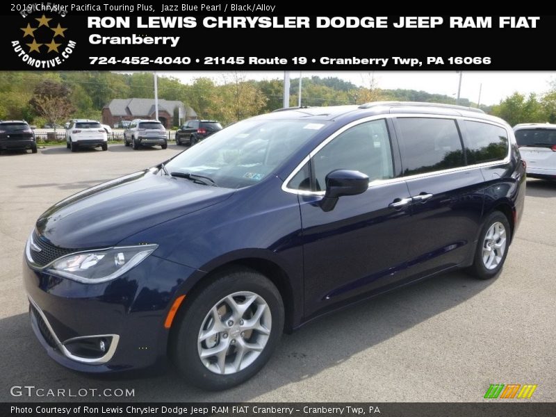 Jazz Blue Pearl / Black/Alloy 2019 Chrysler Pacifica Touring Plus