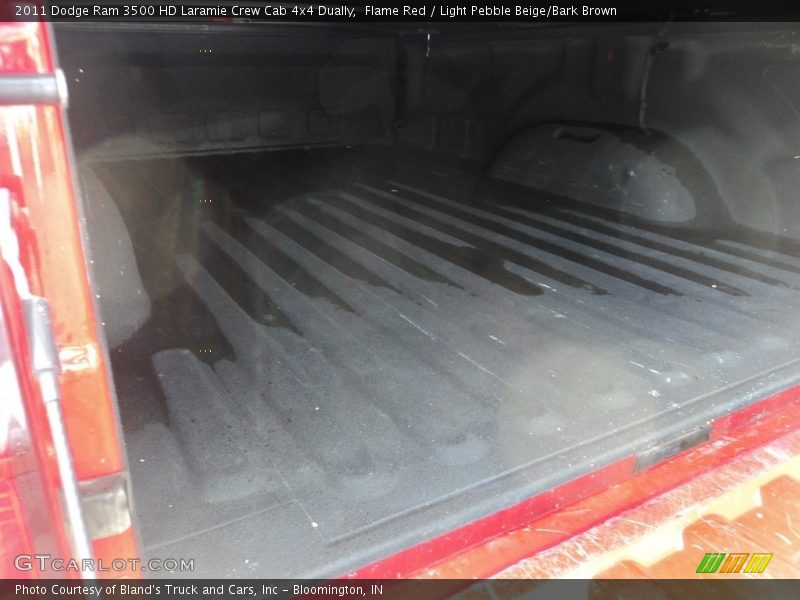 Flame Red / Light Pebble Beige/Bark Brown 2011 Dodge Ram 3500 HD Laramie Crew Cab 4x4 Dually