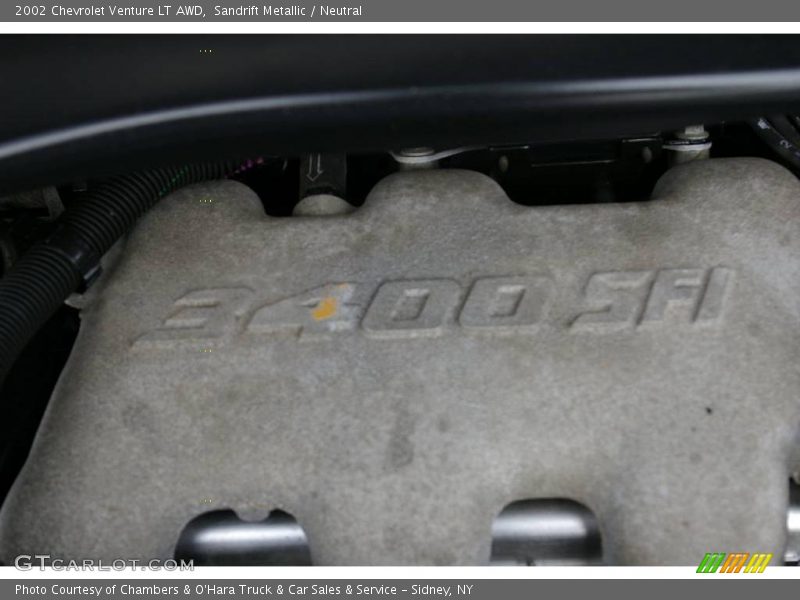 Sandrift Metallic / Neutral 2002 Chevrolet Venture LT AWD