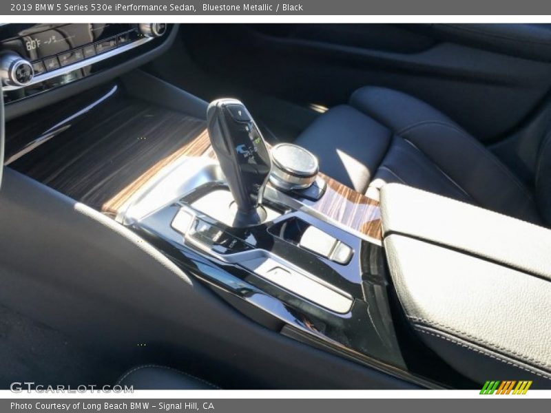 Bluestone Metallic / Black 2019 BMW 5 Series 530e iPerformance Sedan