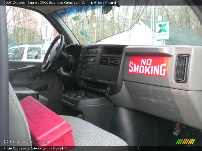 Summit White / Neutral 2003 Chevrolet Express 3500 Extended Cargo Van