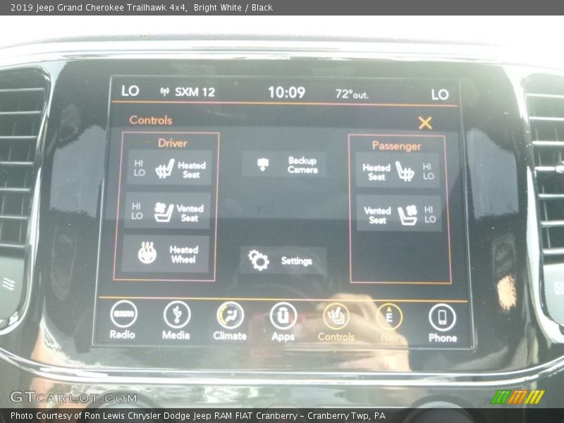 Bright White / Black 2019 Jeep Grand Cherokee Trailhawk 4x4