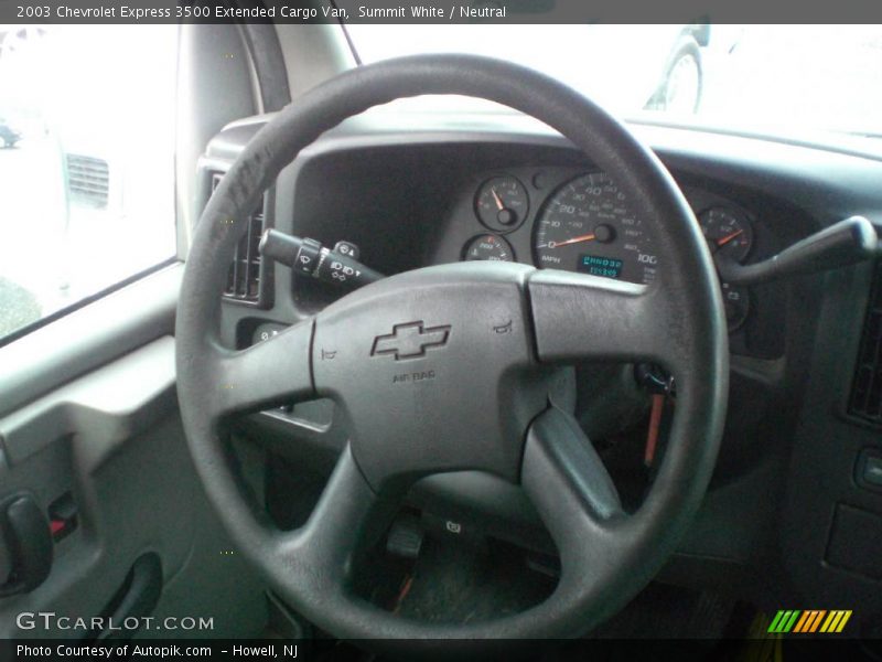 Summit White / Neutral 2003 Chevrolet Express 3500 Extended Cargo Van