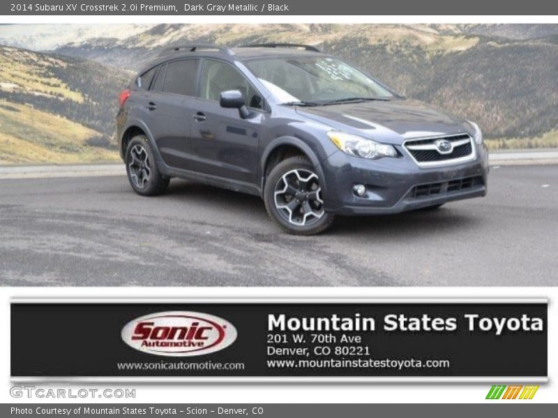 Dark Gray Metallic / Black 2014 Subaru XV Crosstrek 2.0i Premium