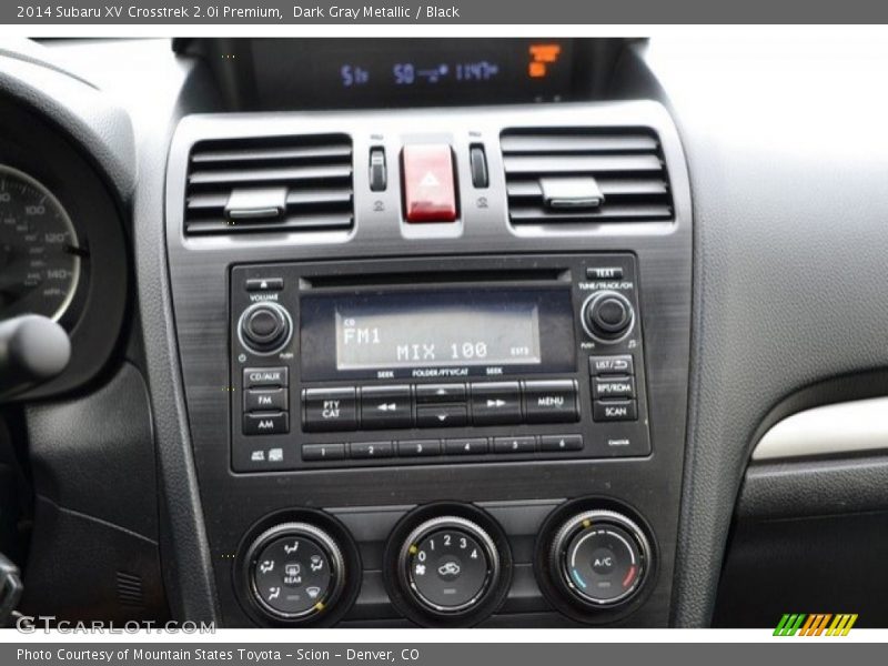 Dark Gray Metallic / Black 2014 Subaru XV Crosstrek 2.0i Premium