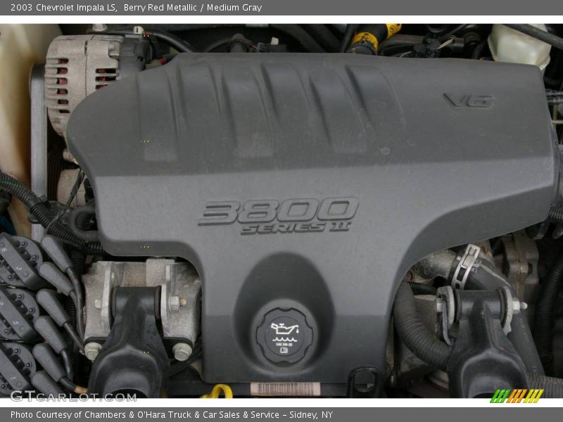 Berry Red Metallic / Medium Gray 2003 Chevrolet Impala LS