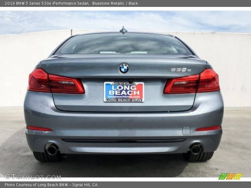 Bluestone Metallic / Black 2019 BMW 5 Series 530e iPerformance Sedan