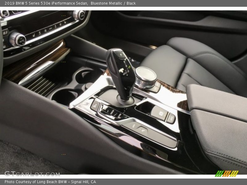 Bluestone Metallic / Black 2019 BMW 5 Series 530e iPerformance Sedan