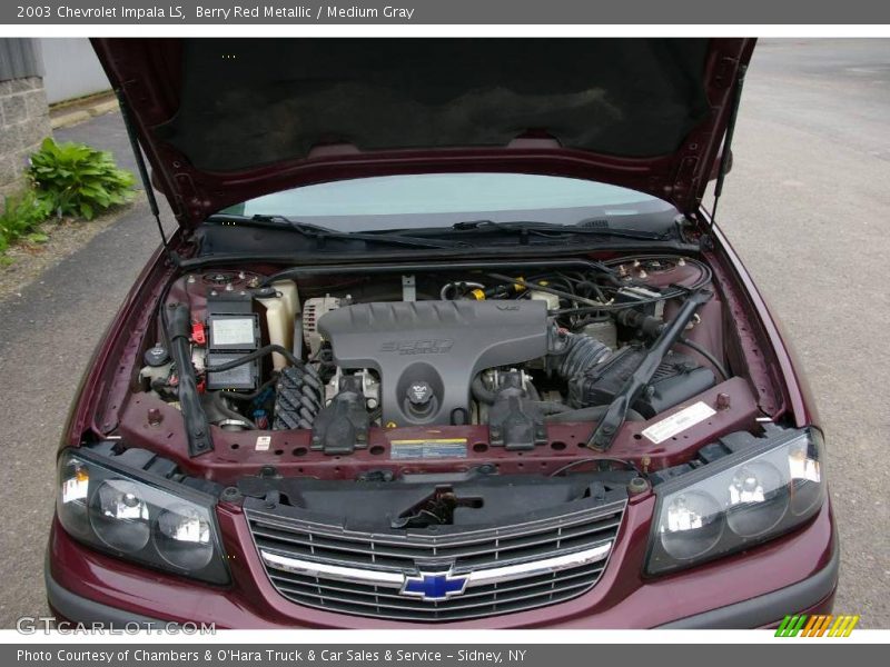 Berry Red Metallic / Medium Gray 2003 Chevrolet Impala LS