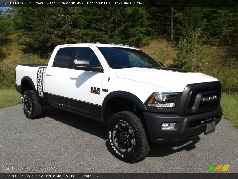 Bright White / Black/Diesel Gray 2018 Ram 2500 Power Wagon Crew Cab 4x4