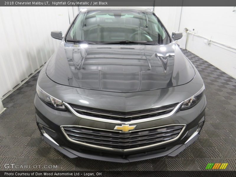 Nightfall Gray Metallic / Jet Black 2018 Chevrolet Malibu LT