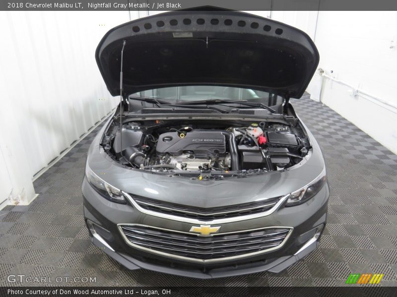 Nightfall Gray Metallic / Jet Black 2018 Chevrolet Malibu LT