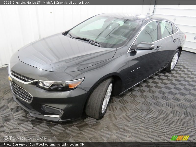 Nightfall Gray Metallic / Jet Black 2018 Chevrolet Malibu LT