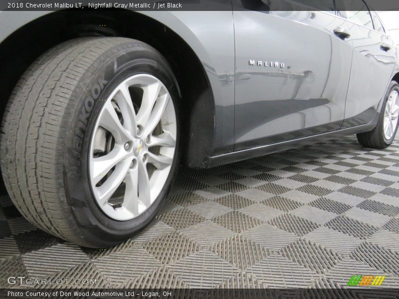 Nightfall Gray Metallic / Jet Black 2018 Chevrolet Malibu LT