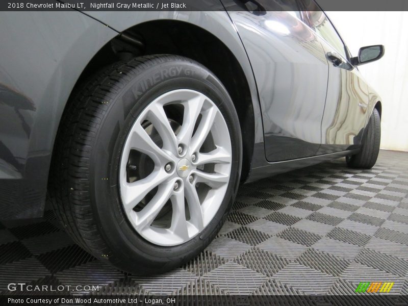 Nightfall Gray Metallic / Jet Black 2018 Chevrolet Malibu LT