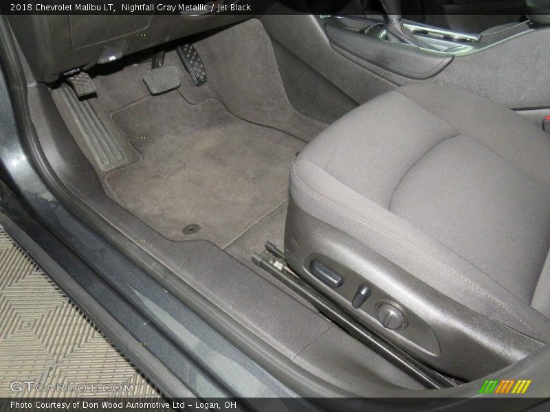 Nightfall Gray Metallic / Jet Black 2018 Chevrolet Malibu LT