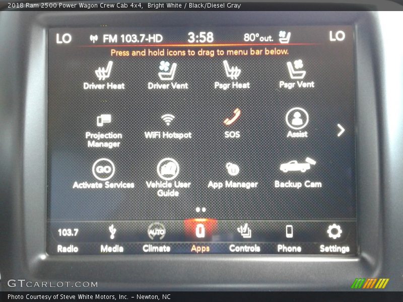 Bright White / Black/Diesel Gray 2018 Ram 2500 Power Wagon Crew Cab 4x4