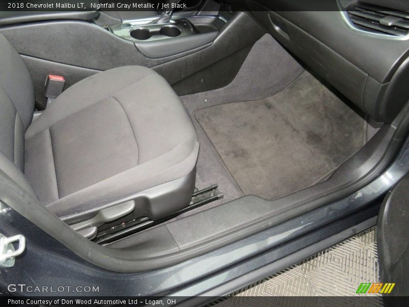 Nightfall Gray Metallic / Jet Black 2018 Chevrolet Malibu LT