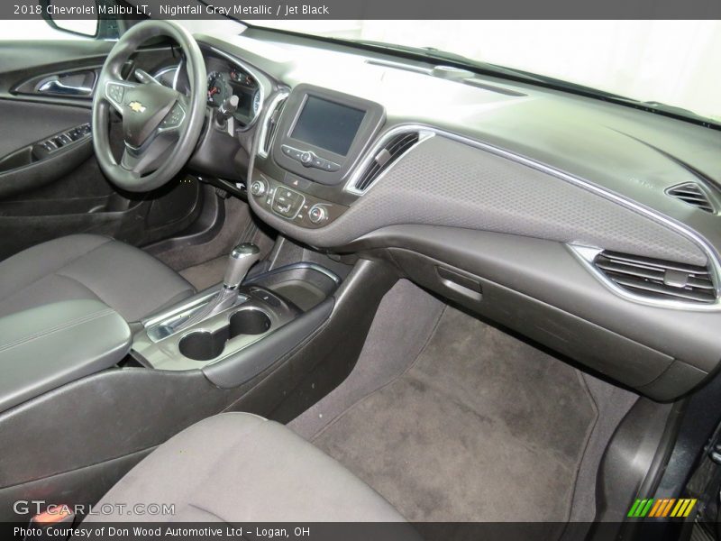 Nightfall Gray Metallic / Jet Black 2018 Chevrolet Malibu LT