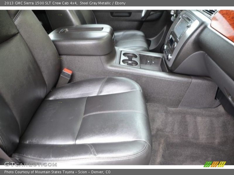 Steel Gray Metallic / Ebony 2013 GMC Sierra 1500 SLT Crew Cab 4x4